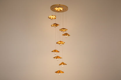 Livra Leaf Chandelier - Manohaus