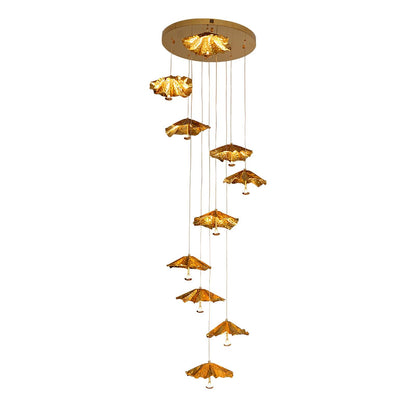 Livra Leaf Chandelier - Manohaus