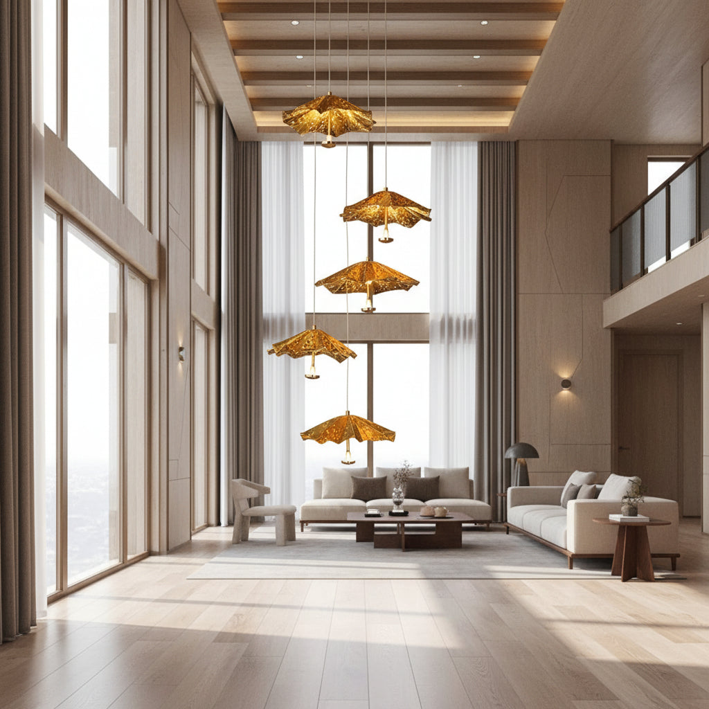 Livra Leaf Chandelier - Manohaus