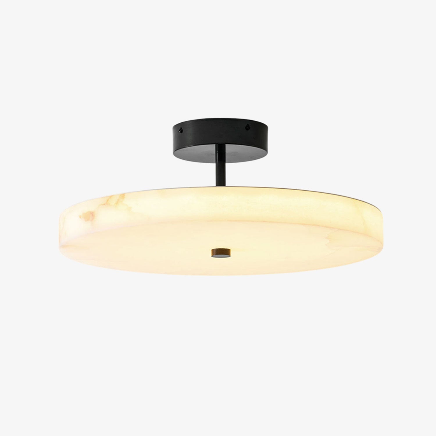 Luma Linen Drum Ceiling Light - Vakkerlight