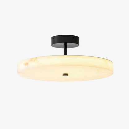 Luma Linen Drum Ceiling Light - Vakkerlight