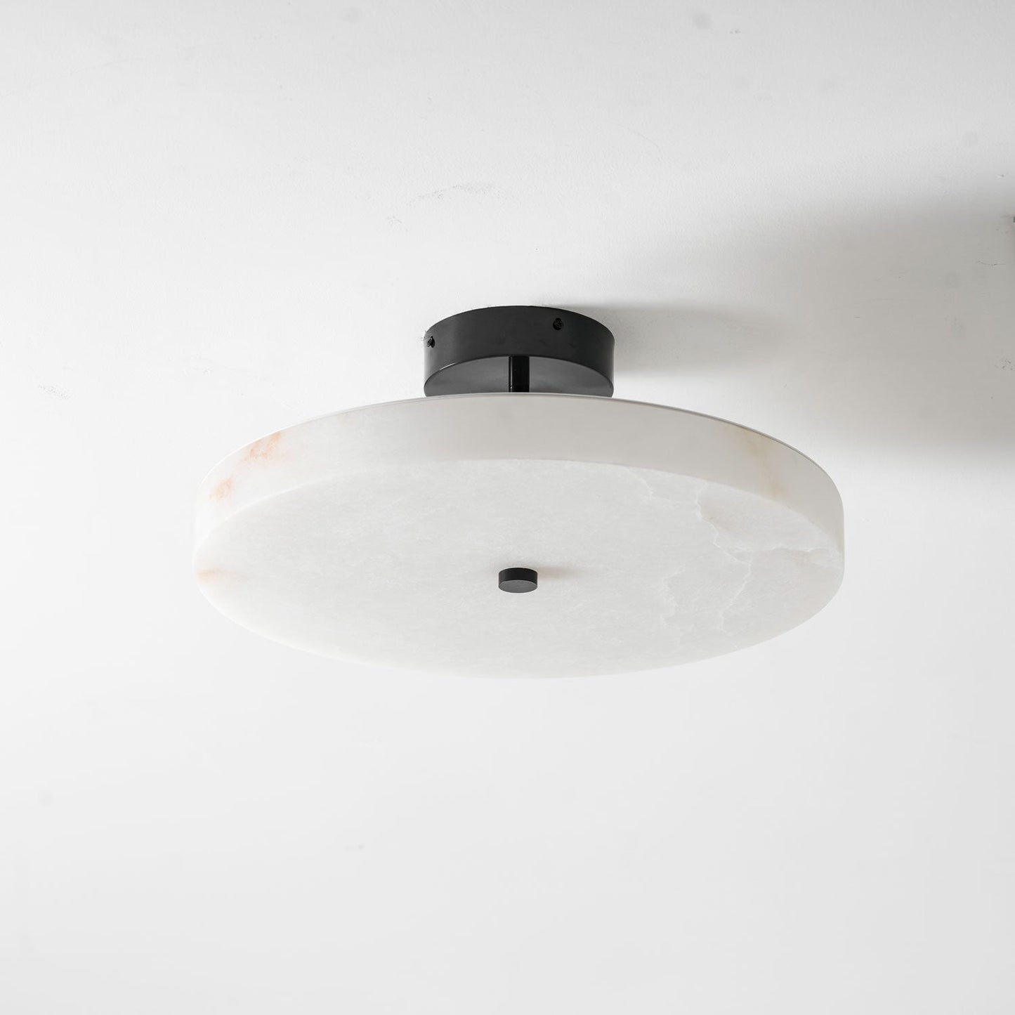Luma Linen Drum Ceiling Light - Vakkerlight
