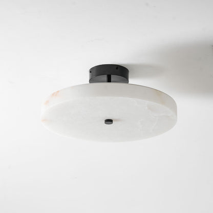 Luma Linen Drum Ceiling Light - Vakkerlight