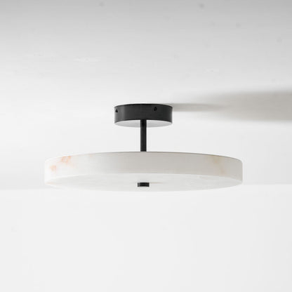 Luma Linen Drum Ceiling Light - Vakkerlight