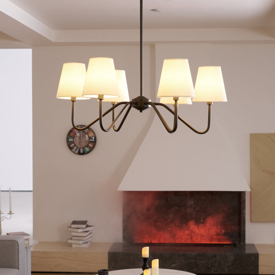 Lumos Black Chandelier