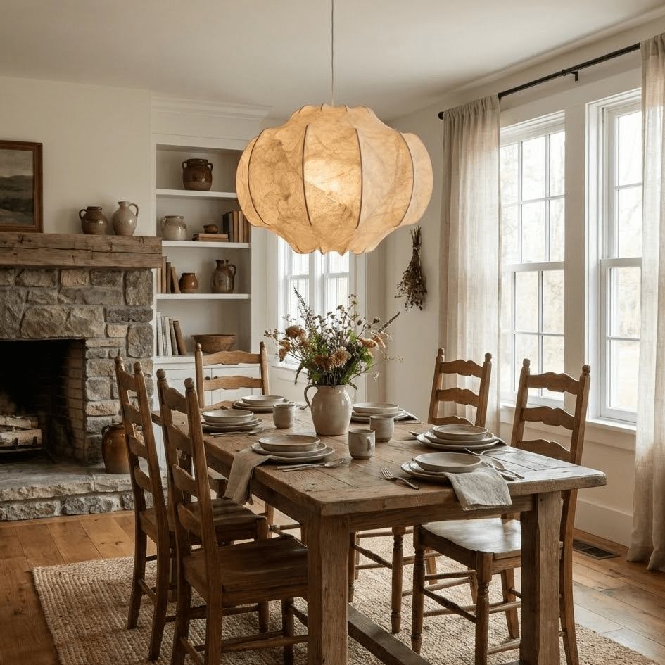 Lunara Silk Bloom Pendant Lamp