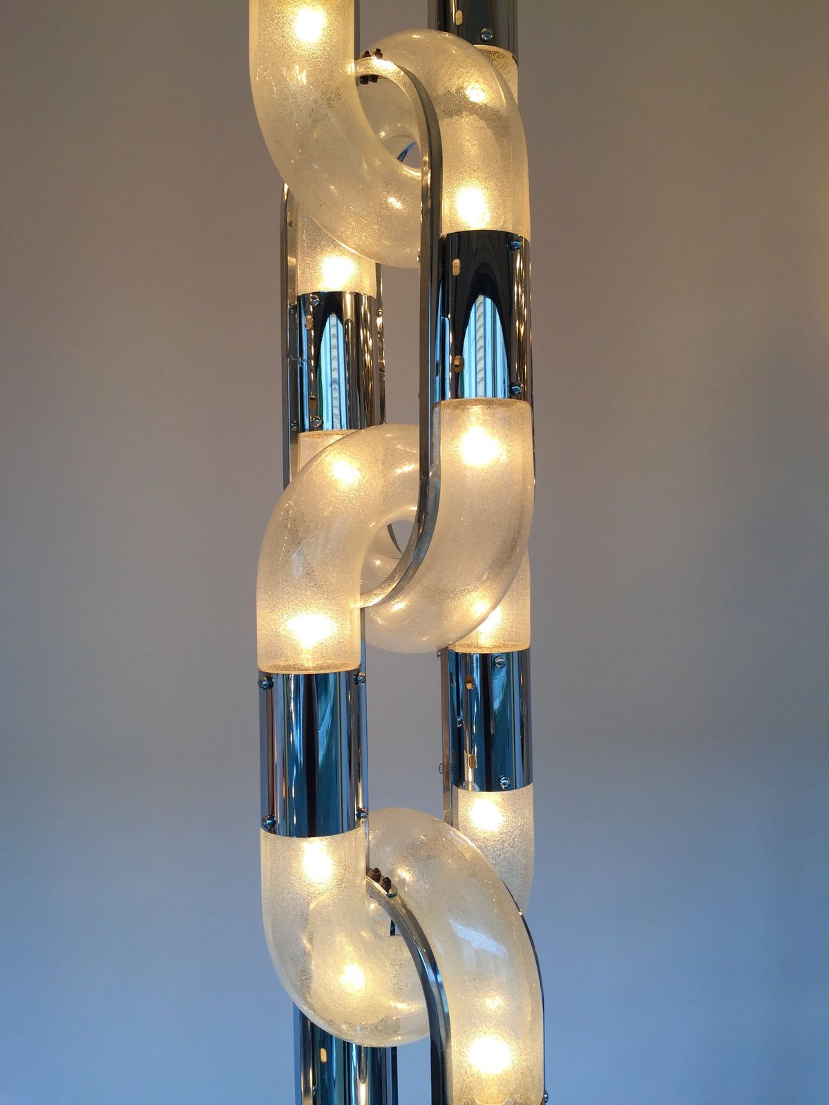 Modern Art Design Glass Chain Chandelier