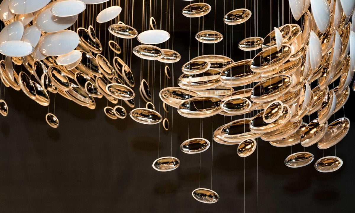 Galaxy Lustre Meteor Shower Crystal Spiral Chandelier