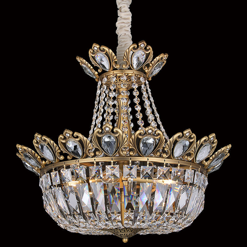 6 Lights Brass Chandeliers for Sale