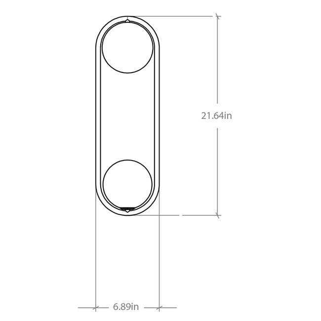 Terra LED Glass Wall Sconce
