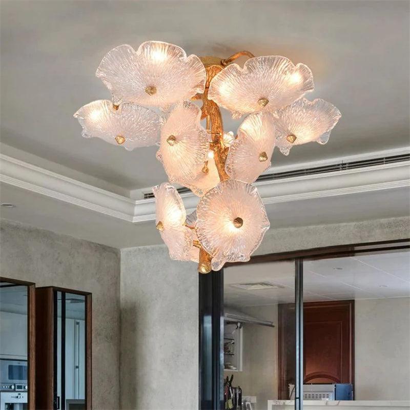 Modern Nenufar Luxury Branch Chandelier for Staircase