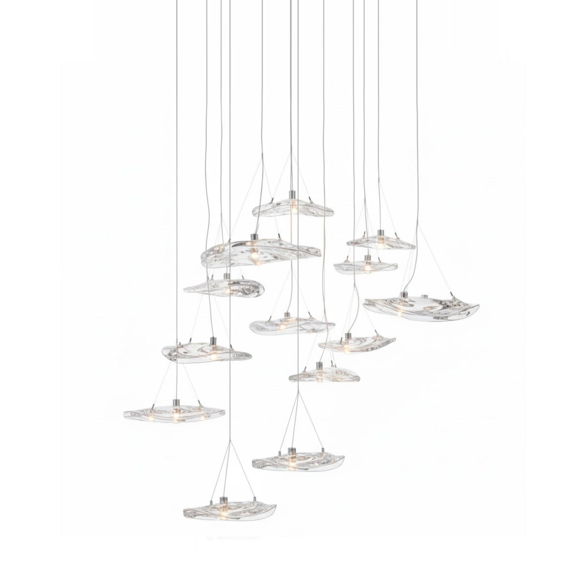 Manta Drift Class Crystal Chandelier