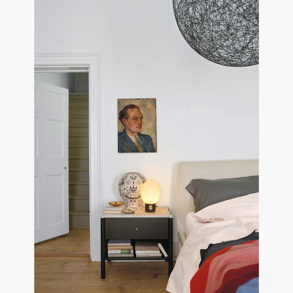 Marble Audio Table Lamp