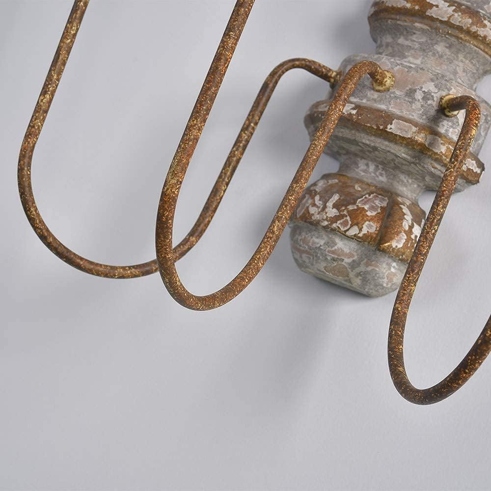 Medway Wood Candle Wall Lamp