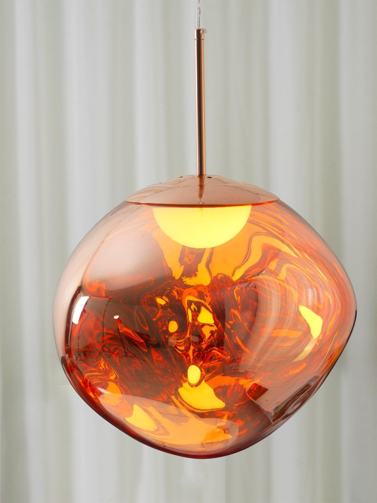 Multi Lava Round Chandelier