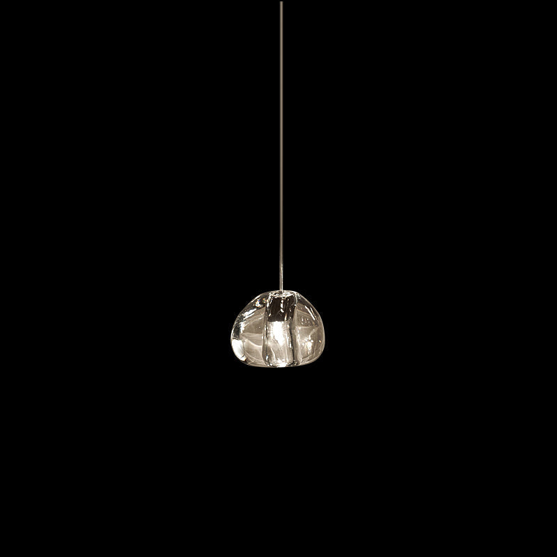 Cherry Crystal Spiral Chandelier