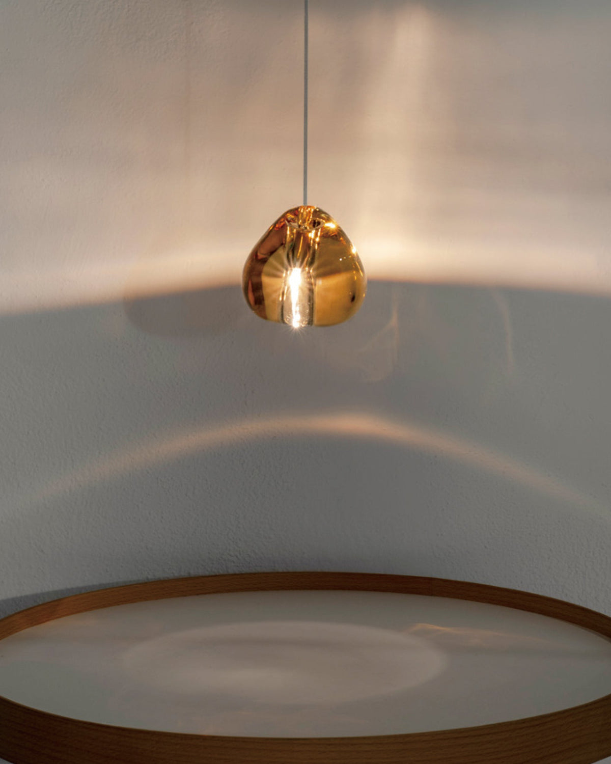 Cherry Crystal Spiral Chandelier
