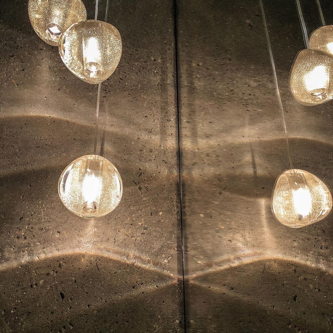 Cherry Crystal Spiral Chandelier