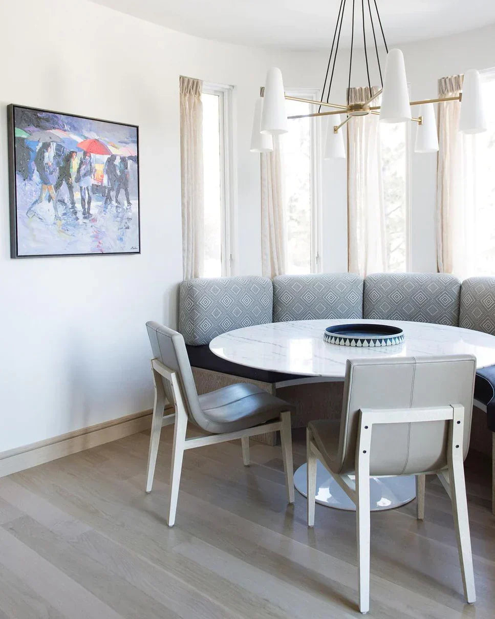 Modern Style Round Cone Glass Chandelier for Bedroom / living Room / dining Room