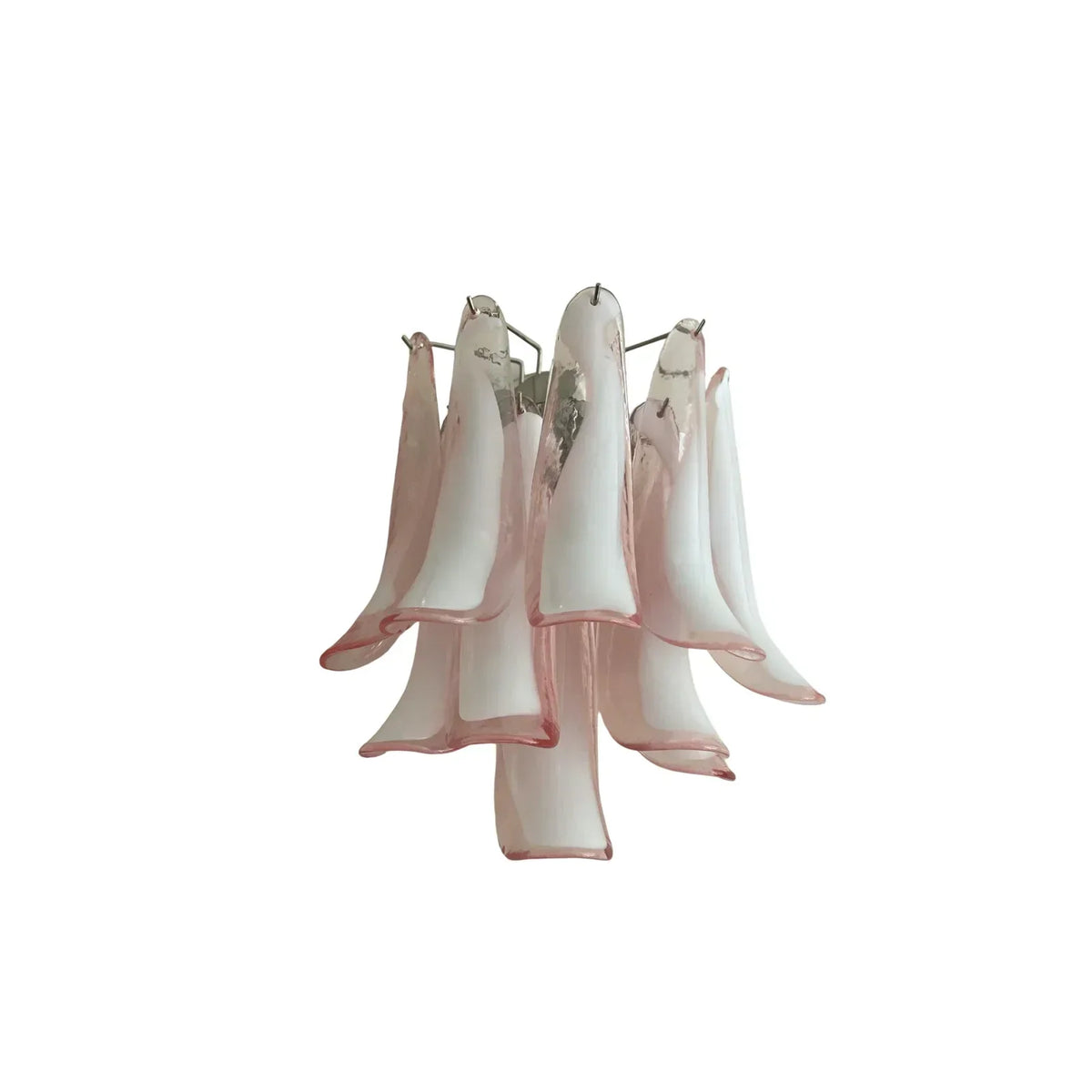Vintage Murano Pink Wall Lights