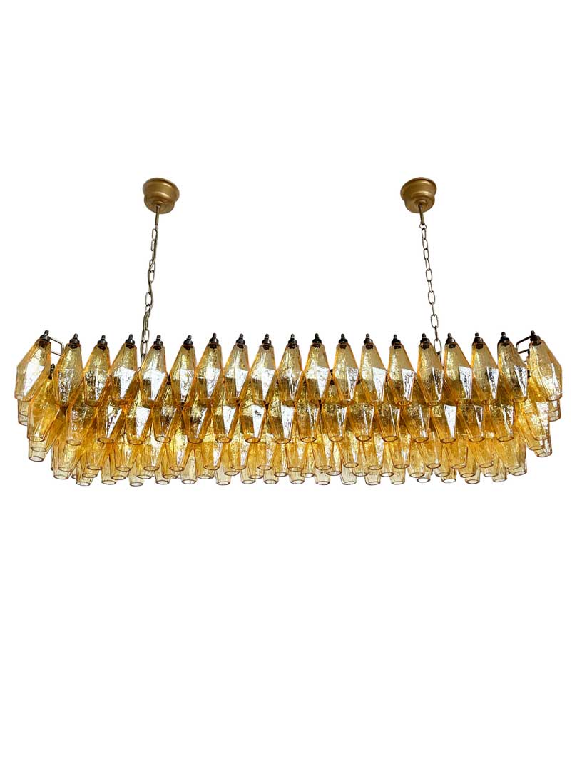 Murano Chandelier – Poliedri – 138 Glass