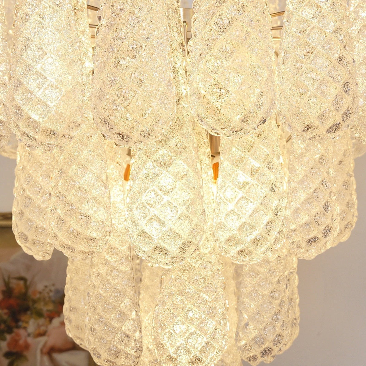Murano Glass Dewdrop Chandelier