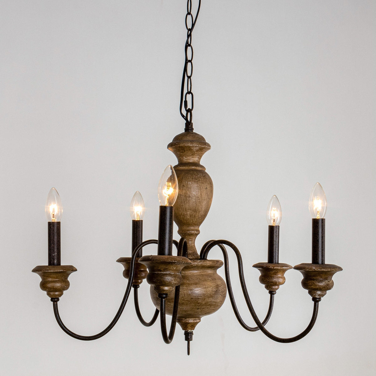Neddy Wood Chandelier