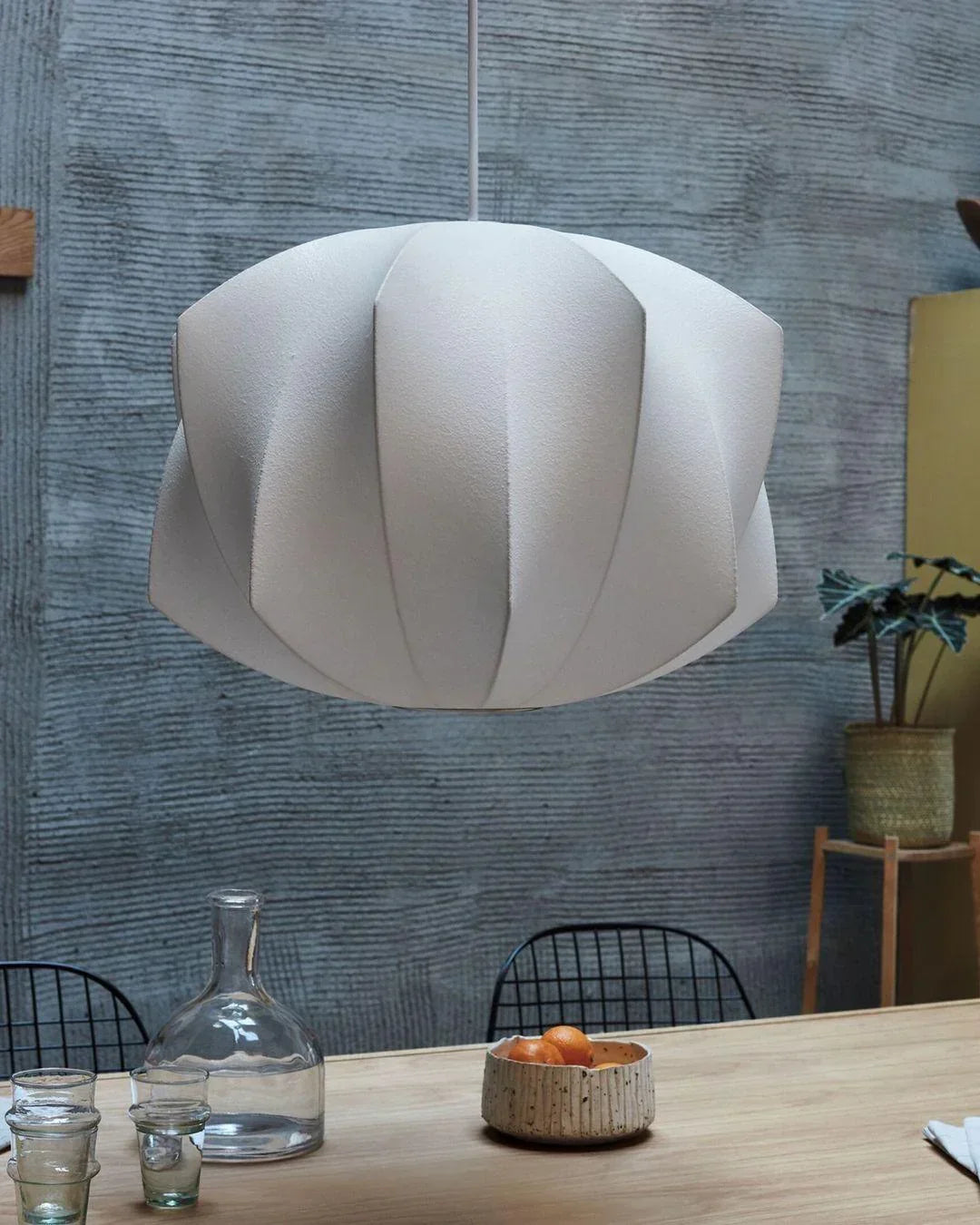 Modern Irregular Bubble Pendant Lamp with Polymer Finish and Steel Structure