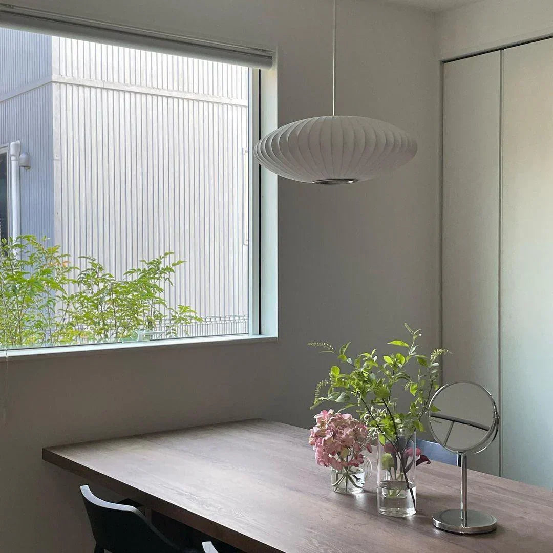 Modern Irregular Bubble Pendant Lamp with Polymer Finish and Steel Structure