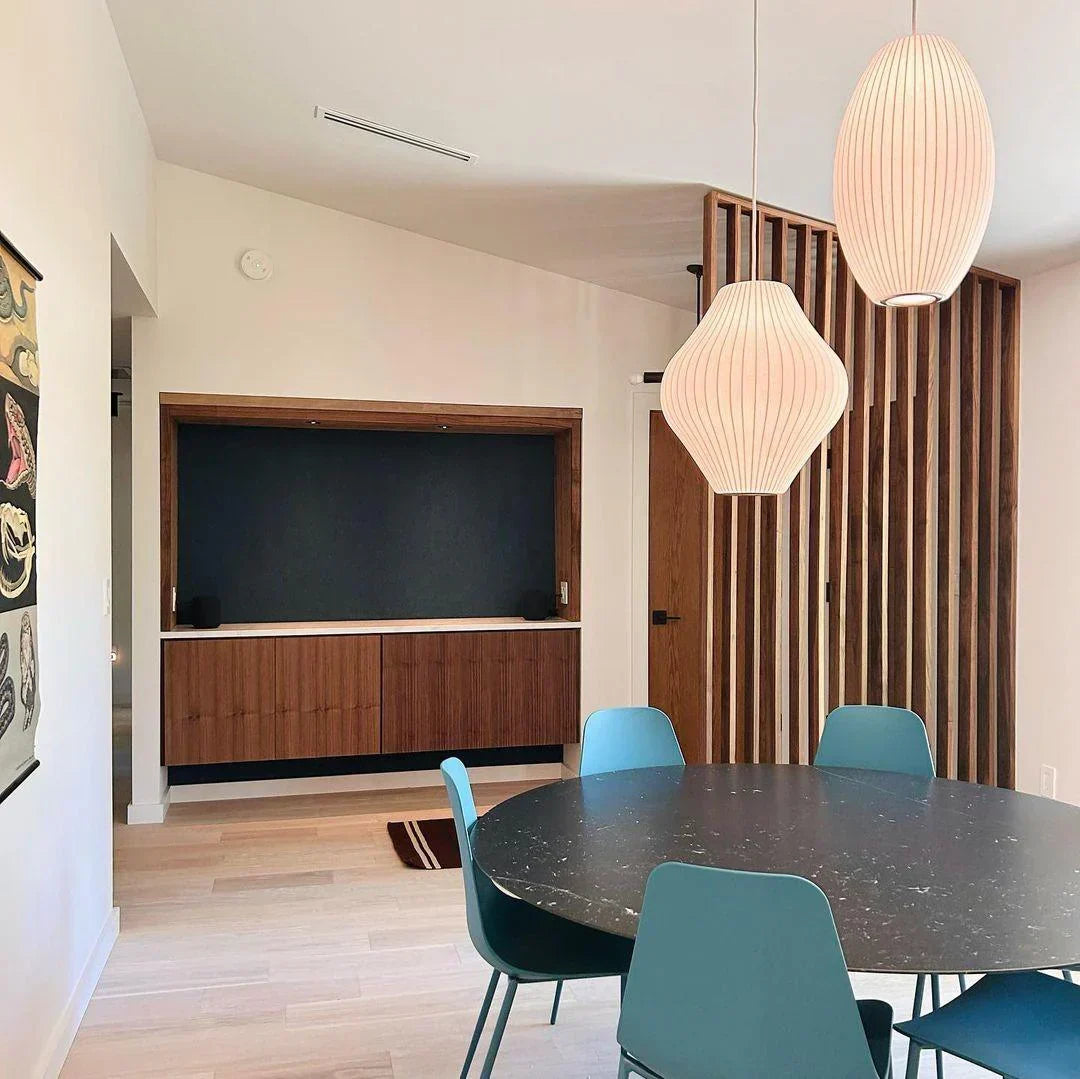 Modern Irregular Bubble Pendant Lamp with Polymer Finish and Steel Structure