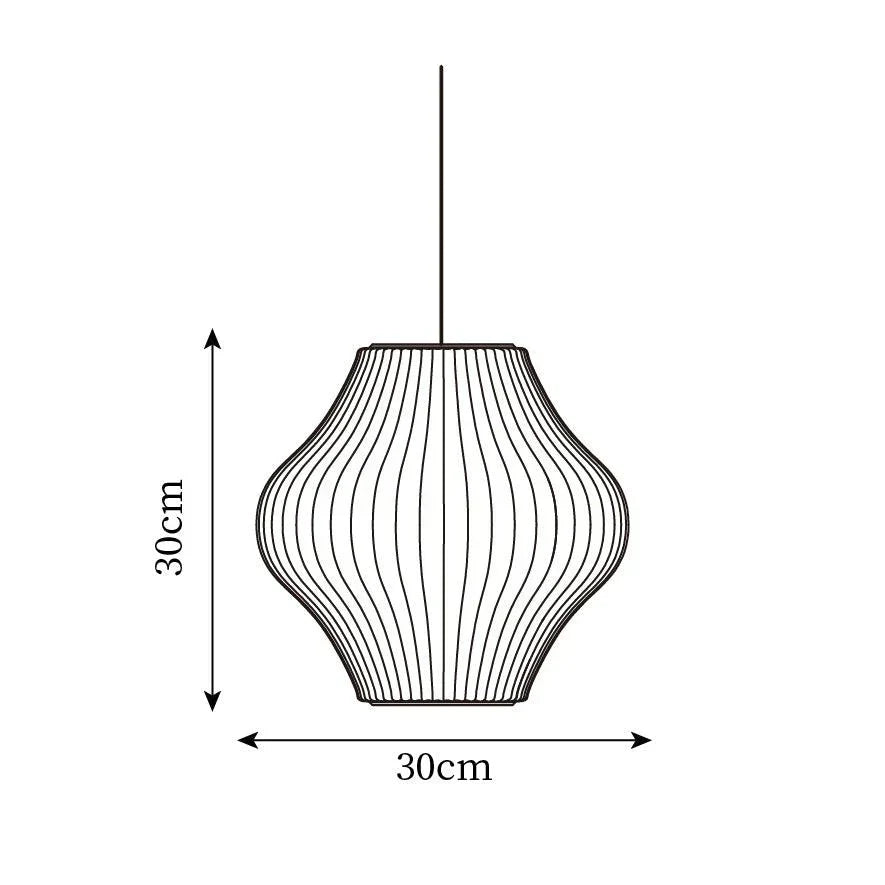 Modern Irregular Bubble Pendant Lamp with Polymer Finish and Steel Structure