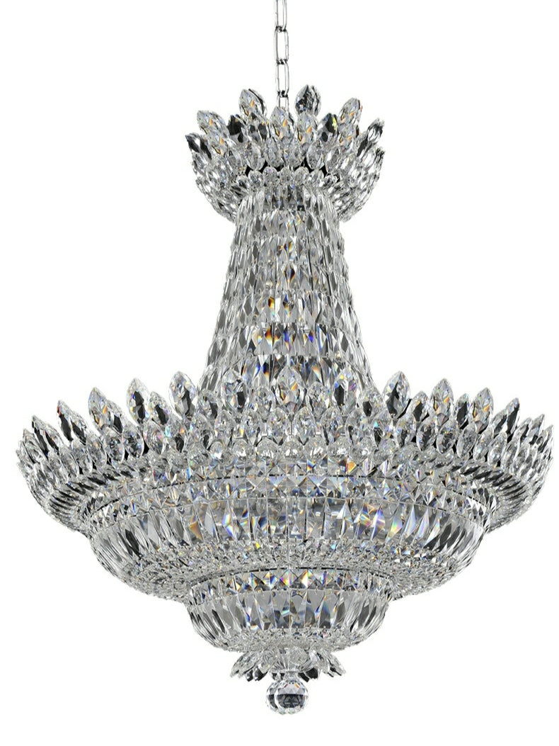 New Empire Style Foyer Ceiling Chandelier Crystal Pendant Light for Living Room Decoration