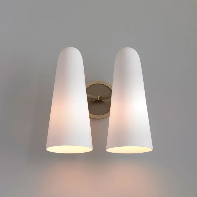 Modern Style Round Cone Glass Chandelier for Bedroom / living Room / dining Room