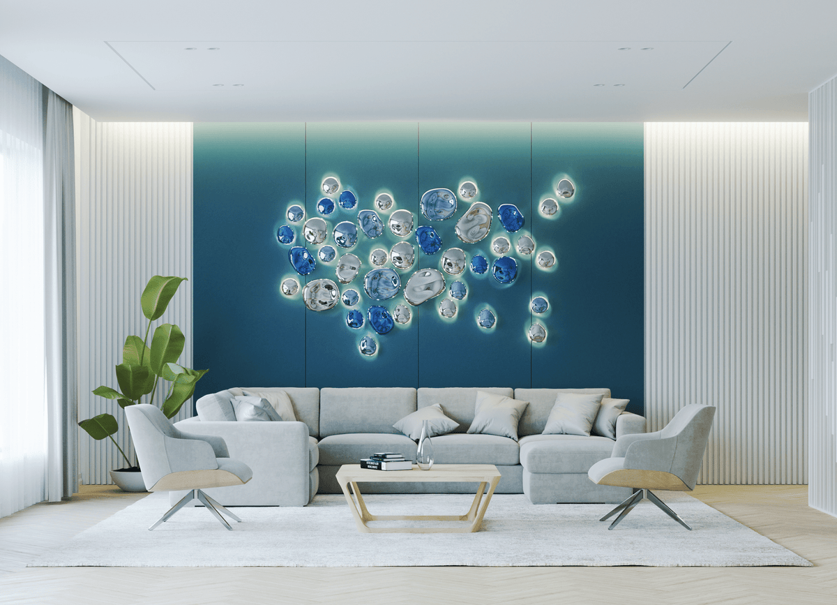 Galaxy Nuggets Crystal Wall Lamp
