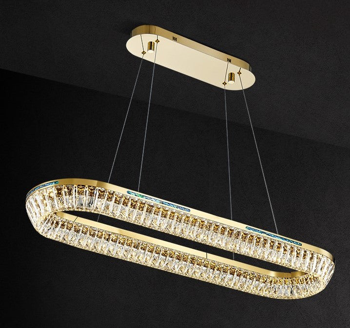Light Luxury Creative Multi-Layer Shell Crystal Art Chandelier for Living / dining Room