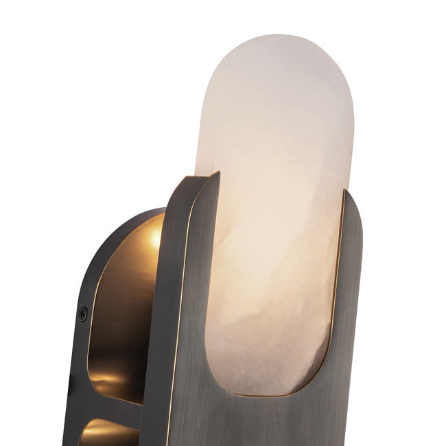 Pillar Alabaster Vanity Light
