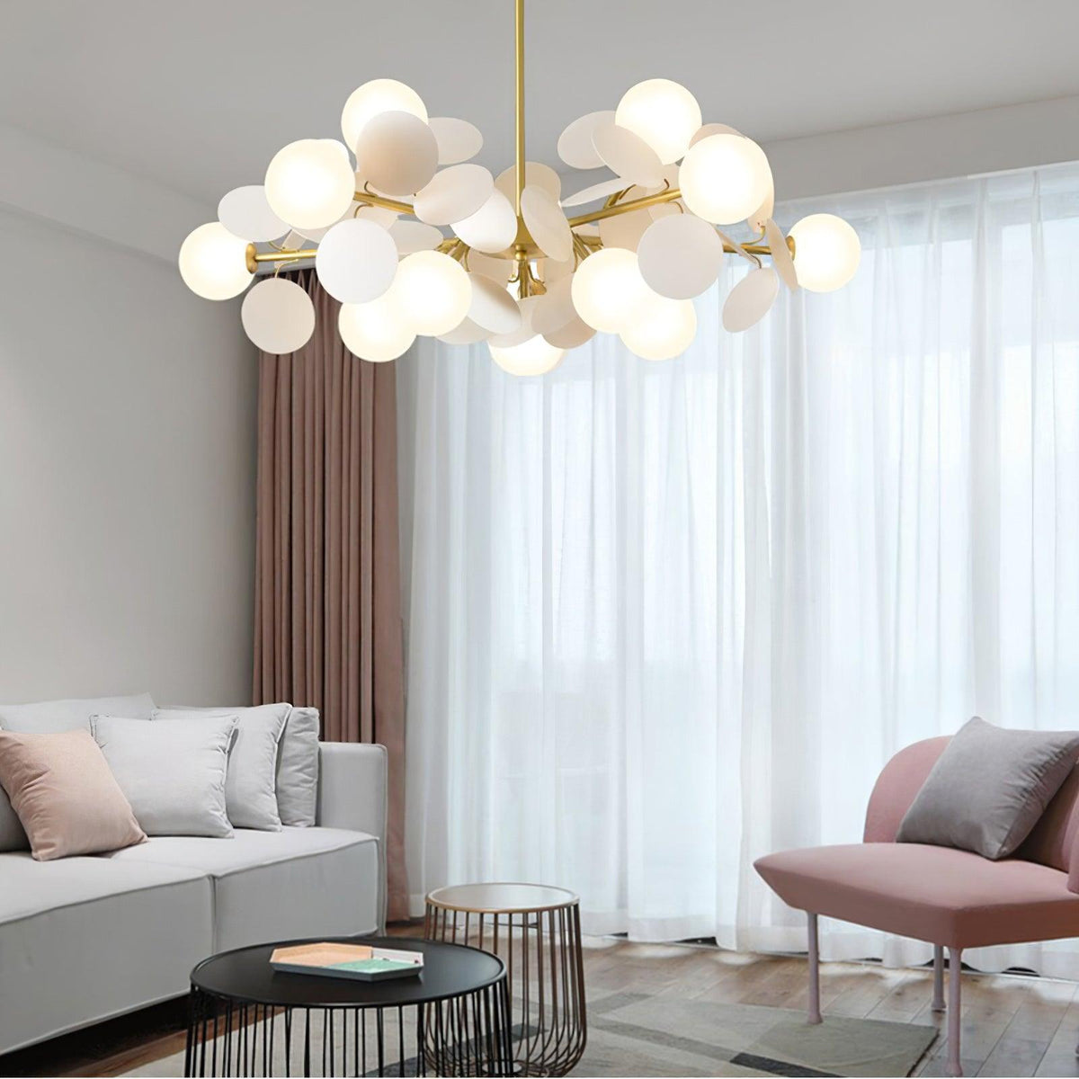 Off White Tree Chandelier