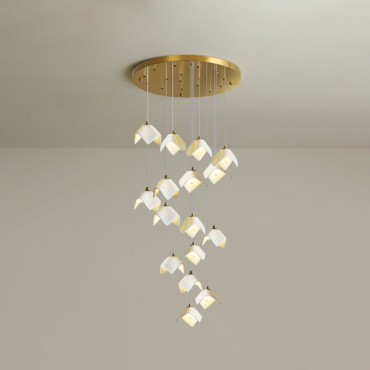 Orlani Cascade Stairs Chandelier
