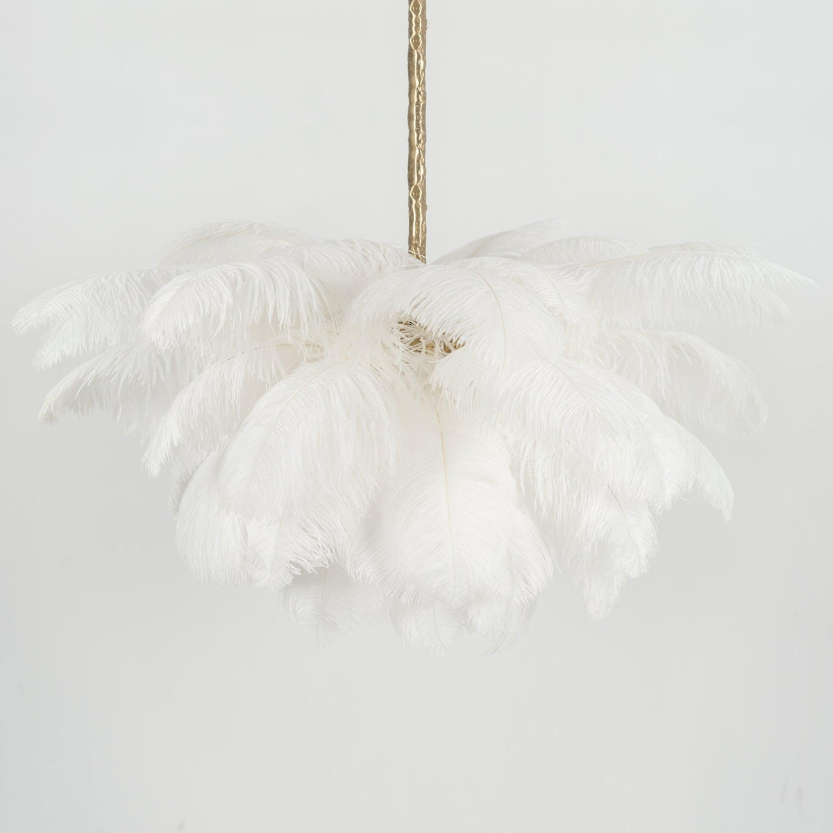 Ostrich Feather Chandelier
