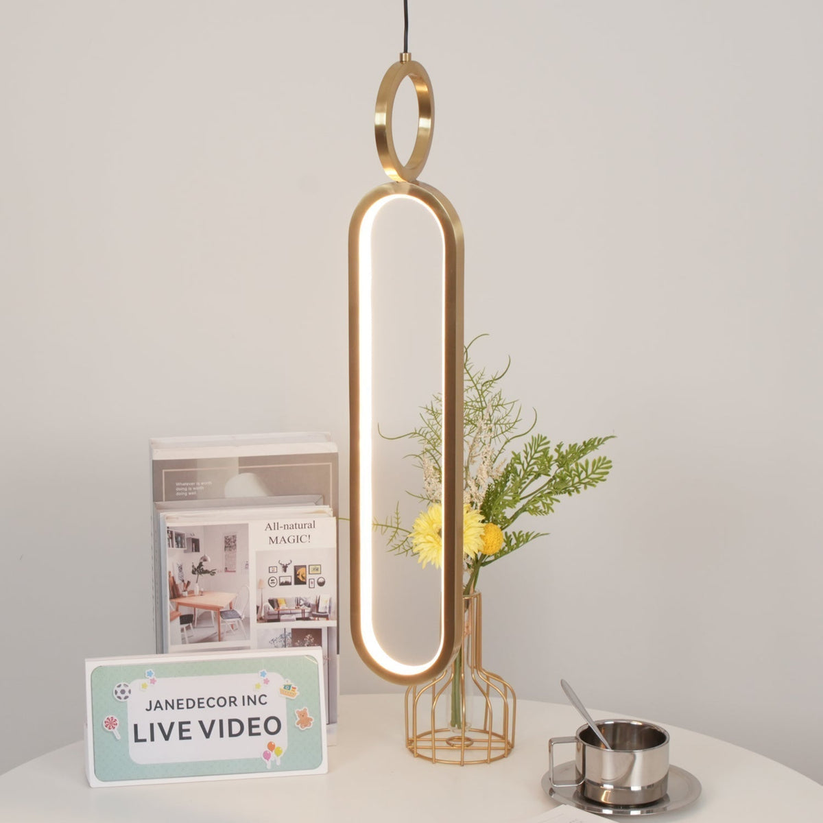 Oval Rings Pendant Light
