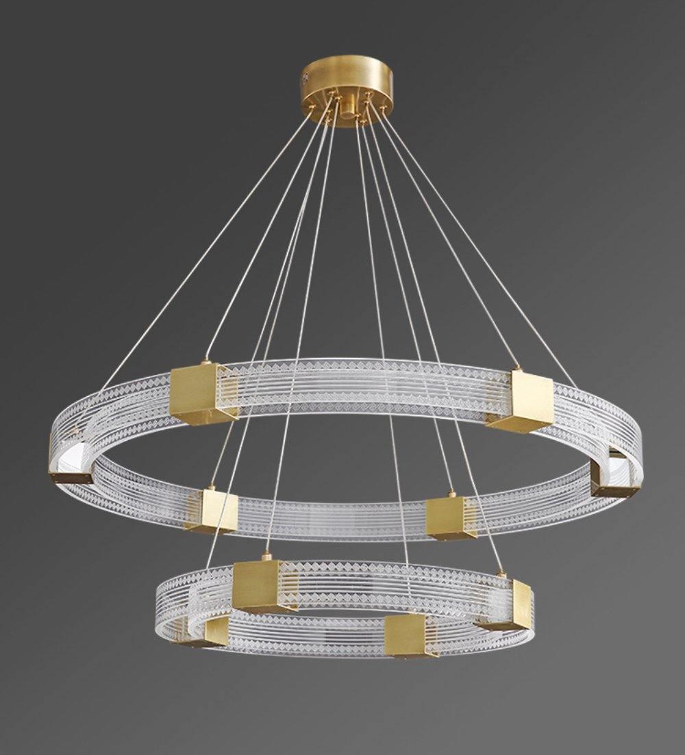 Parallel Ring LED Chandelier
