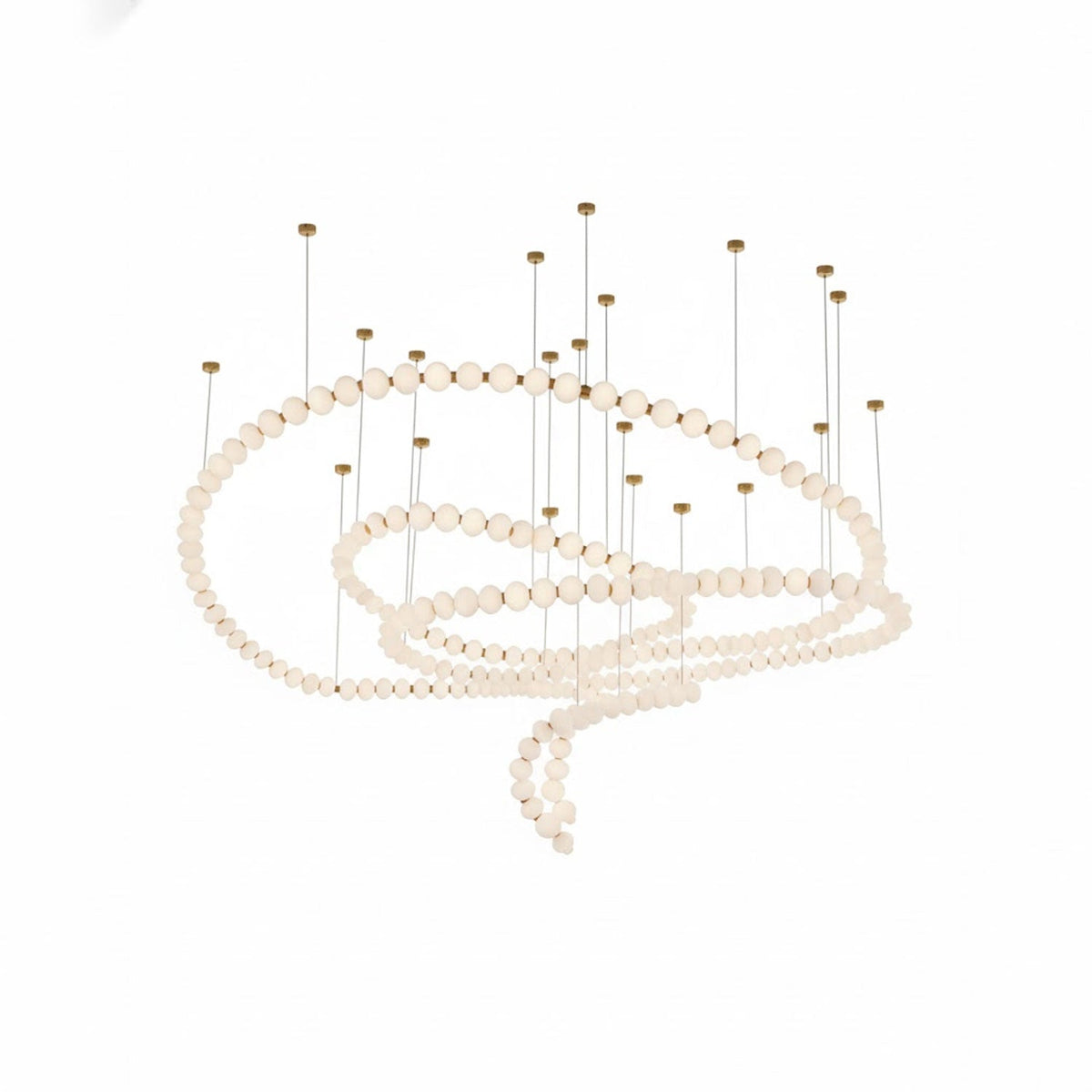 Pearl Necklace Balls Chandelier