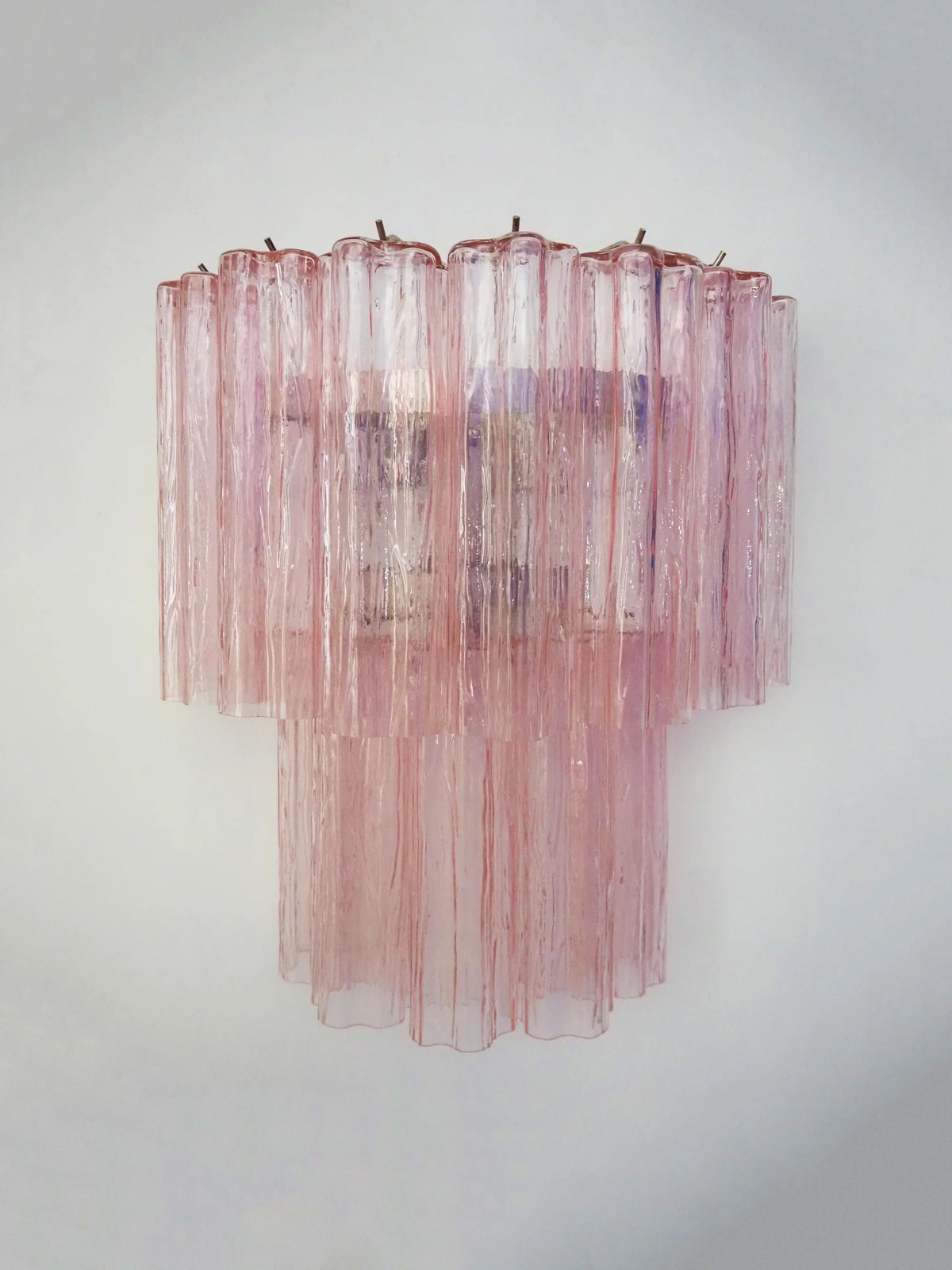 Pink Murano Glass Wall Sconces