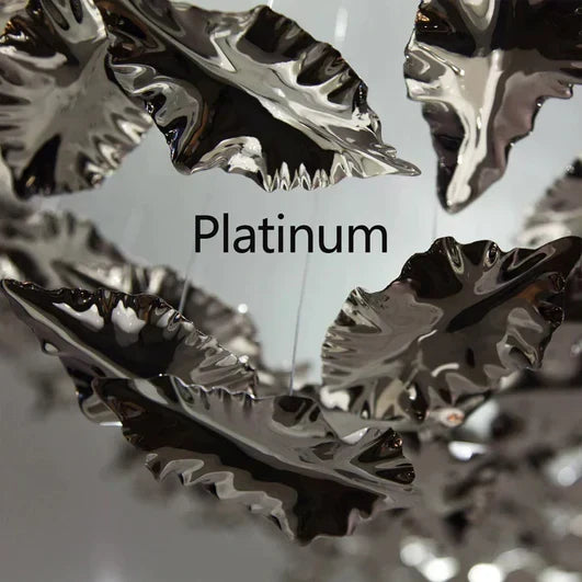 New Postmodern Round / oval 84 / 102 / 170 / 192 Leaves Art Design Chandelier