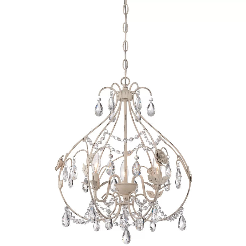 Provencal Blanc Chandelier