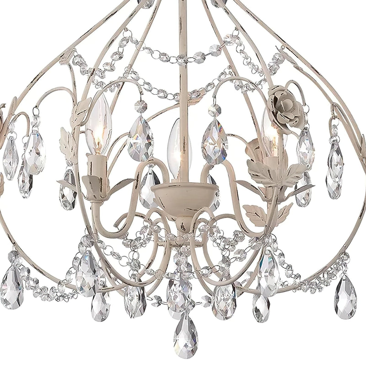 Provencal Blanc Chandelier