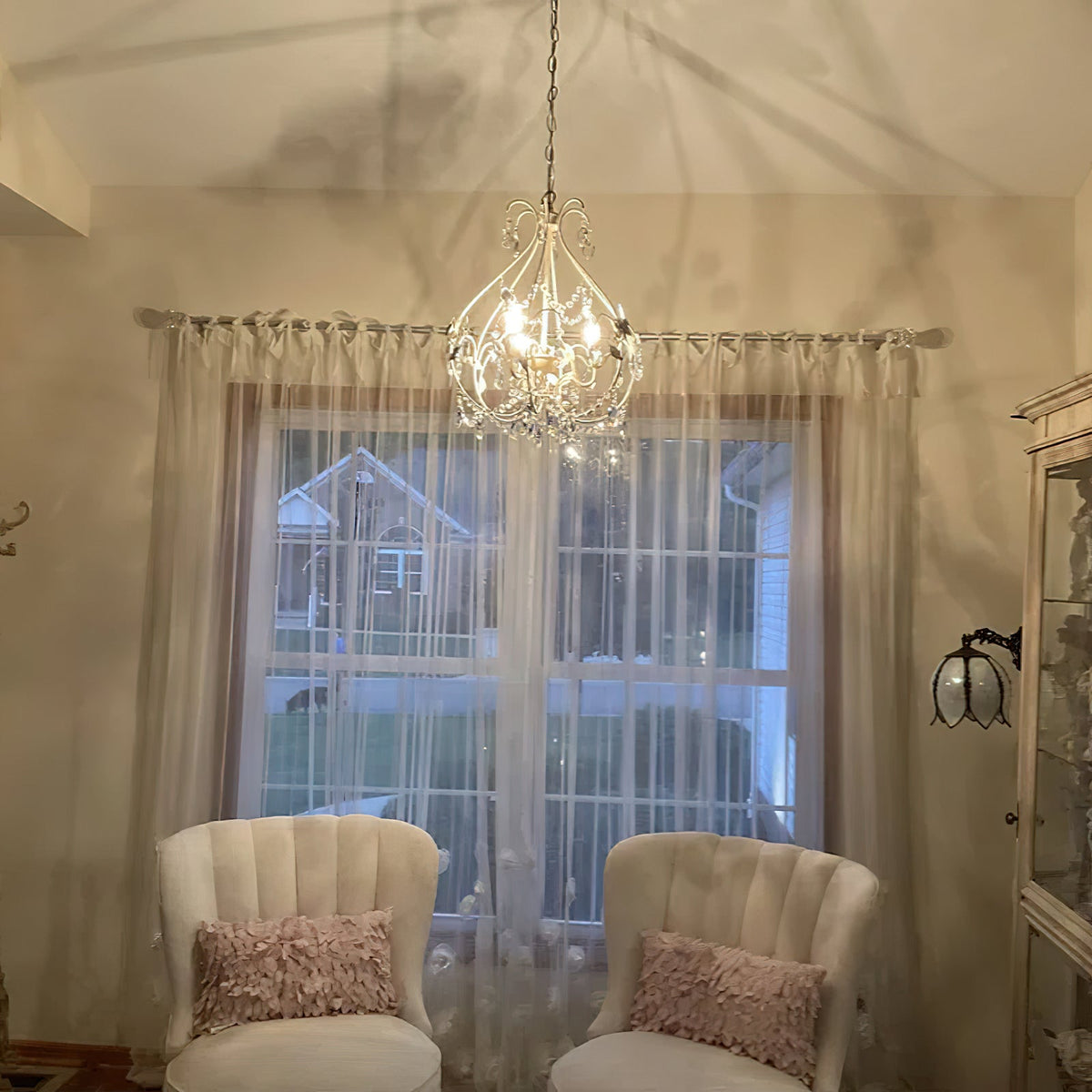 Provencal Blanc Chandelier