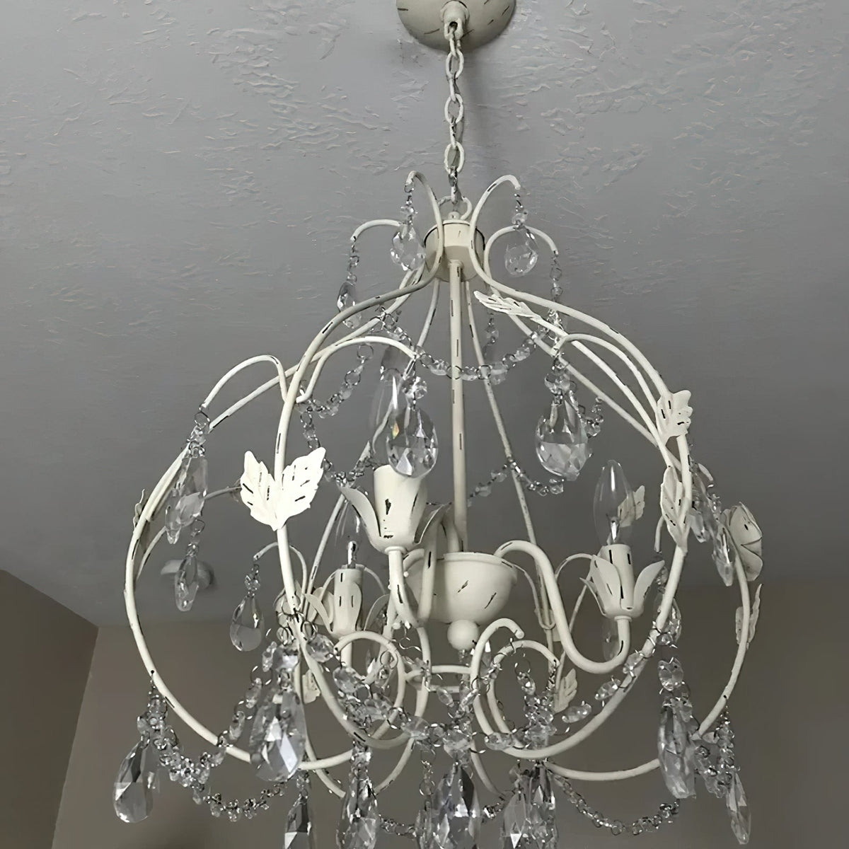 Provencal Blanc Chandelier
