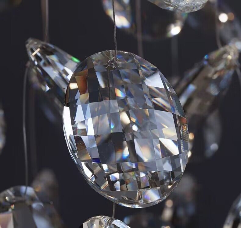 New Flower Romantic Light Luxury Crystal Chandelier for Bedroom / Living / Dining Room