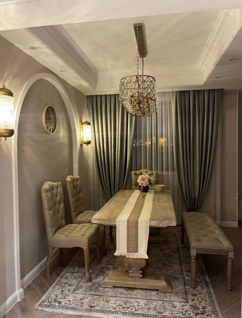 Post-Modern Raindrop Crystal Chandelier Rectangle / round Light for Living Room / dining Table